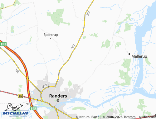 MICHELIN Mejlby map - ViaMichelin
