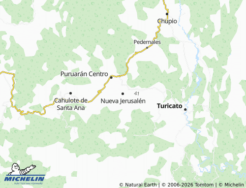 Mappa MICHELIN Nueva Jerusalén - ViaMichelin
