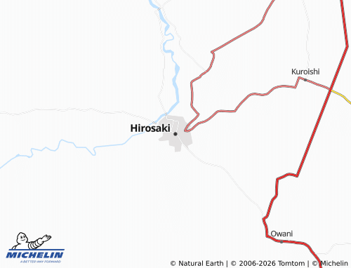 Mappa MICHELIN Hirosaki - ViaMichelin