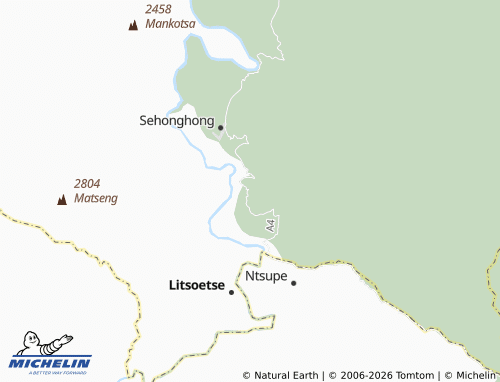 Mappa MICHELIN Tebohong Ha Mpesa - ViaMichelin