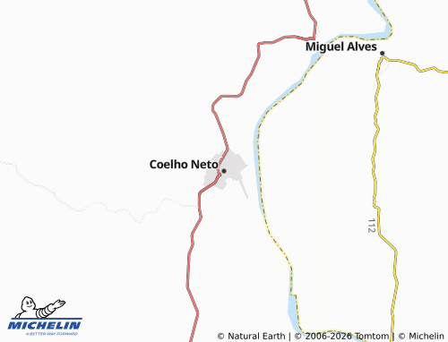 MICHELIN Coelho Neto map - ViaMichelin