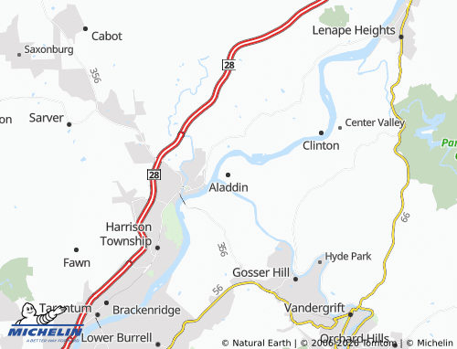 Mappa MICHELIN Aladdin - ViaMichelin