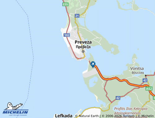 Mappa MICHELIN Pantokrator - ViaMichelin