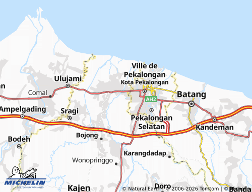 MICHELIN Tirto map - ViaMichelin