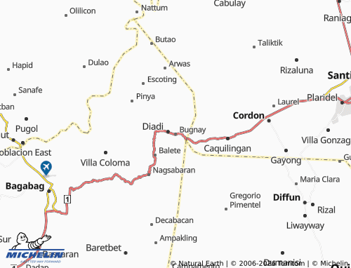 MICHELIN Bugnay map - ViaMichelin