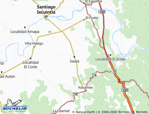 Mappa MICHELIN Sauta - ViaMichelin