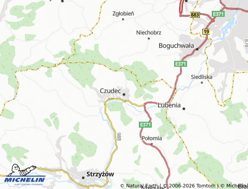 Carte MICHELIN Czudec - ViaMichelin