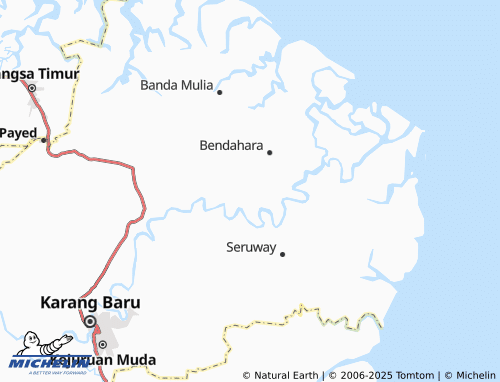 MICHELIN Lubuk Batil map - ViaMichelin