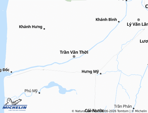 Mappa MICHELIN Trần Văn Thời - ViaMichelin