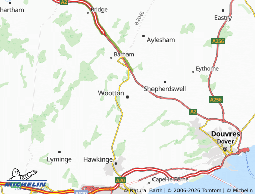 Mappa MICHELIN Wootton - ViaMichelin