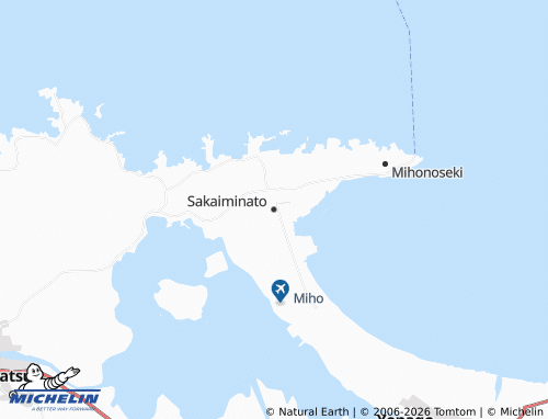 Mappa MICHELIN Sakaiminato - ViaMichelin
