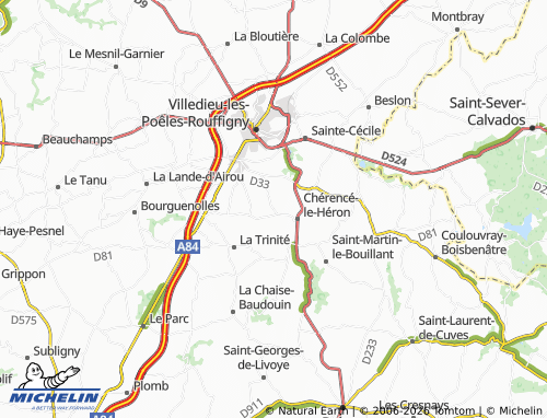 MICHELIN La Provostière map - ViaMichelin