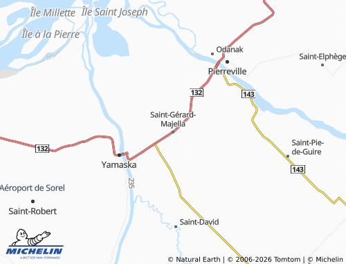 MICHELIN Saint-Gérard-Majella map - ViaMichelin