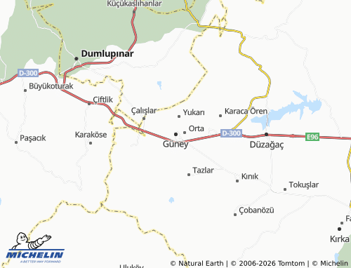Mappa MICHELIN Güney - ViaMichelin