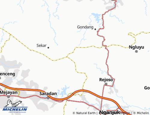 MICHELIN Benda Asri map - ViaMichelin