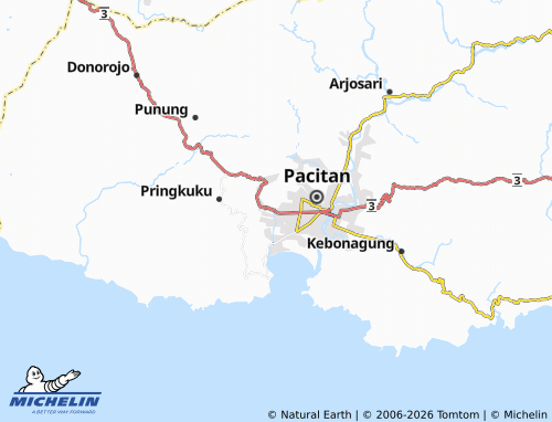 MICHELIN-Landkarte Bangunsari - ViaMichelin