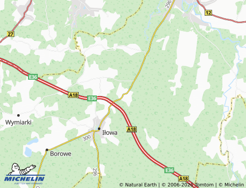 MICHELIN Czerna map - ViaMichelin