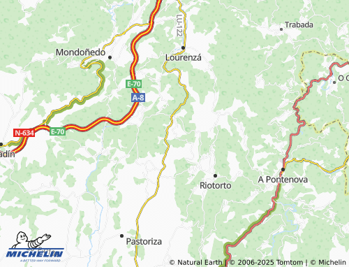 MICHELIN-Landkarte Pena do Couso - ViaMichelin