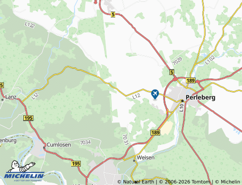 MICHELIN Dergenthin map - ViaMichelin