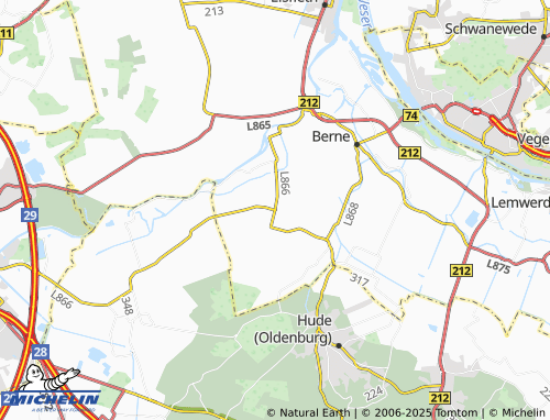 Mapa MICHELIN Köterende - ViaMichelin
