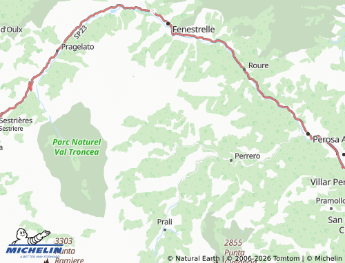 Mapa MICHELIN Massello - ViaMichelin