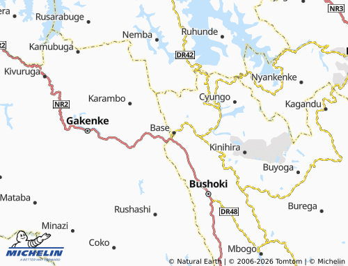 MICHELIN-Landkarte Base - ViaMichelin