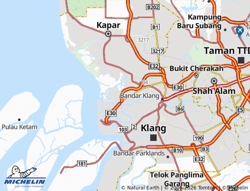 MICHELIN Taman Seri Rantau map - ViaMichelin