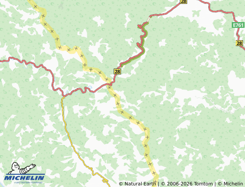 Mapa MICHELIN Panjak - ViaMichelin
