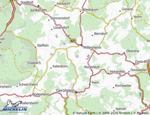 MICHELIN-Landkarte Bolsdorf - ViaMichelin