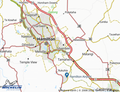 Mapa MICHELIN Hillcrest - ViaMichelin