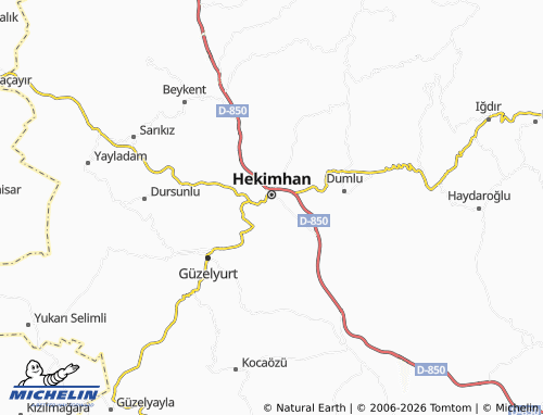 Mappa MICHELIN Mimarsinan - ViaMichelin