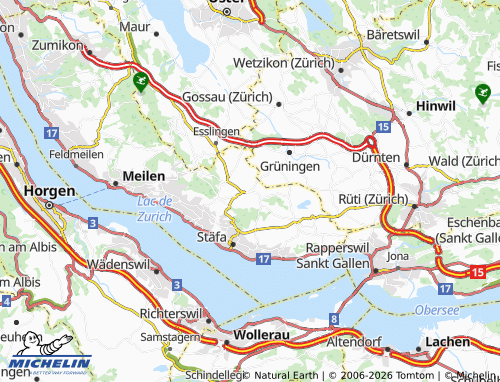 MICHELIN-Landkarte Willikon - ViaMichelin