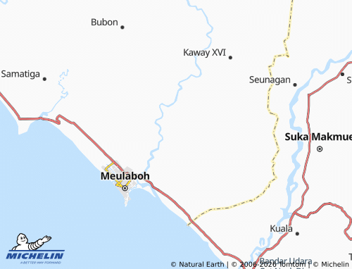 Mapa MICHELIN Pasi Aceh Tunong - ViaMichelin