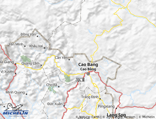 MICHELIN Hòa An map - ViaMichelin