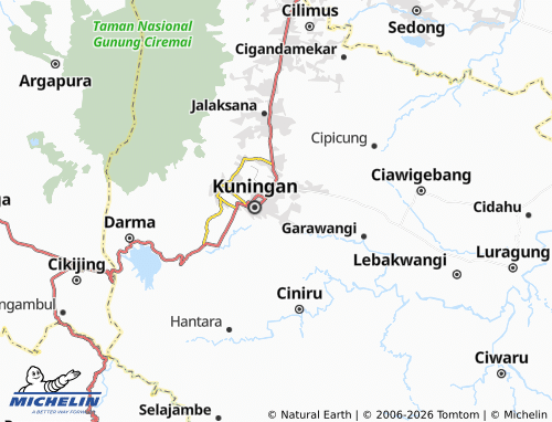 MICHELIN Awirarangan map - ViaMichelin