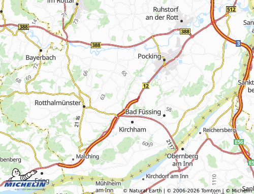 MICHELIN Leithen map - ViaMichelin