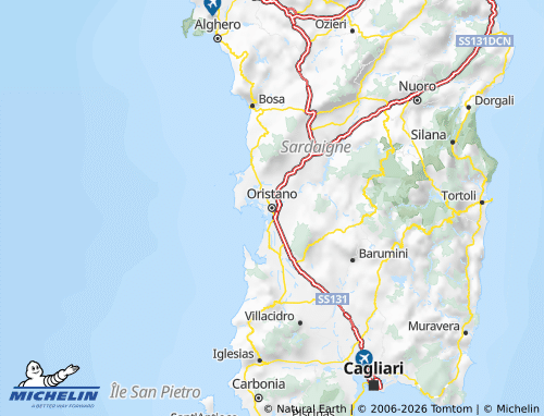 Mapa MICHELIN Oristán - ViaMichelin
