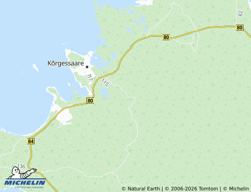 MICHELIN-Landkarte Lauka - ViaMichelin