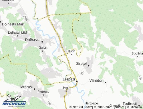 MICHELIN Buda map - ViaMichelin