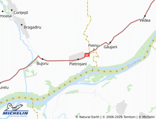 Mappa MICHELIN Pietroșani - ViaMichelin