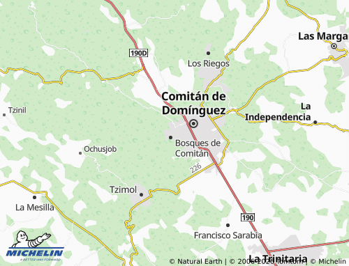 MICHELIN Las Guayabas map - ViaMichelin