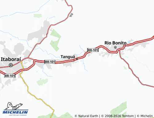 MICHELIN Tanguá map - ViaMichelin