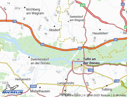 Mapa MICHELIN Mollersdorf - ViaMichelin