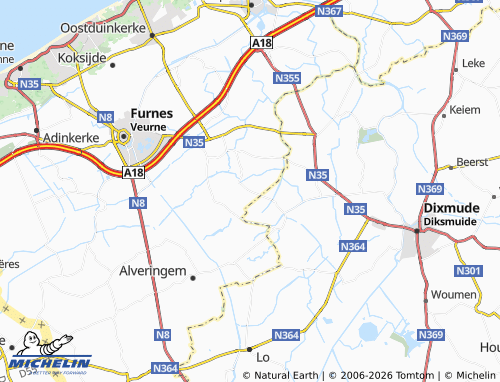 Carte MICHELIN Zoutenaaie - ViaMichelin