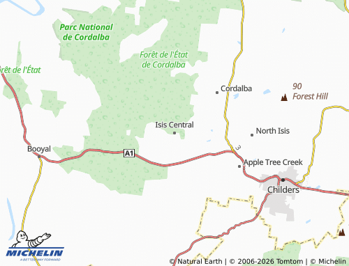 Mappa MICHELIN Isis Central - ViaMichelin