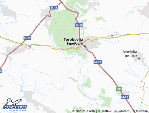 Mappa MICHELIN Semeniv - ViaMichelin