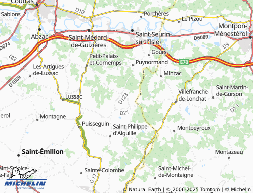 Mapa MICHELIN Tayac - ViaMichelin
