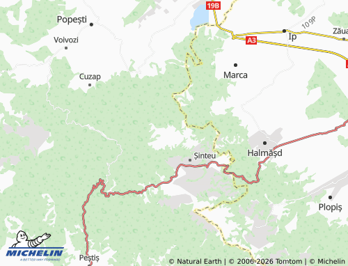 MICHELIN Socet map - ViaMichelin