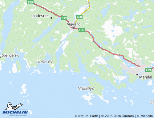 Kaart MICHELIN Kvåfjord - ViaMichelin