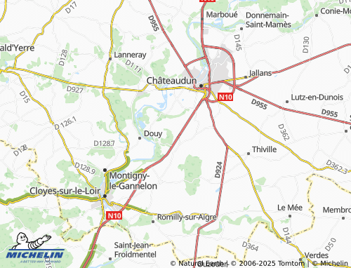 MICHELIN-Landkarte La Fringale - ViaMichelin